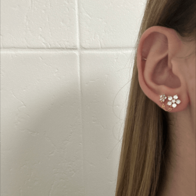 PIERCING D’OREILLE DESLUMBRANTE 